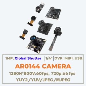 1MP 1/4″ Global Shutter Camera AR0144 mipi camera usb camera dvp camera.