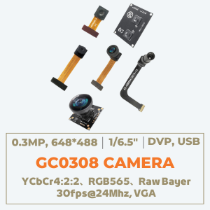0.3MP 1/6.5″ 648*488 DVP Camera USB Camera with Sensor GC0308