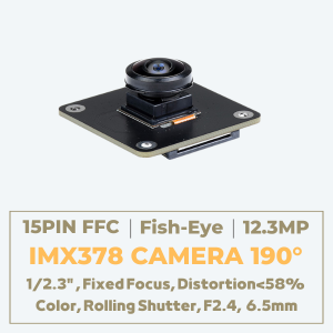 12.3MP 1/2.3″ IMX378 Camera module mipi camera module with fish-eye lens