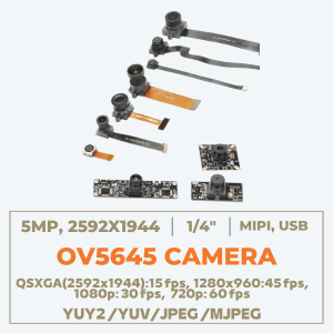 5MP 1/4″ OV5645 Camera module mipi camera module usb camera module