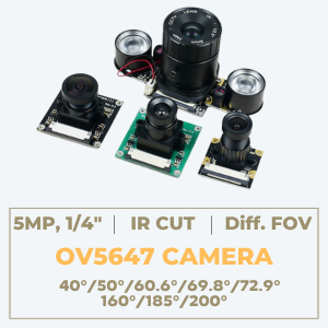 5MP 1/4″ OV5647 Camera module mipi camera module with IR-cut